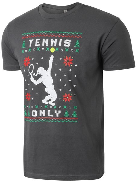 Tennis Only Serving Santa T-Shirt