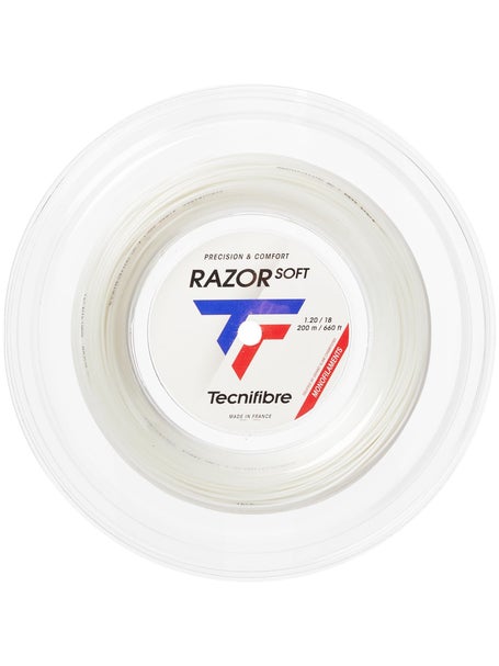 Tecnifibre Razor Soft 18/1.20 String Reel White