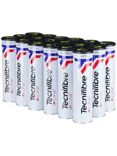 Tecnifibre X-One Tennis 4 Ball 18 Can Case