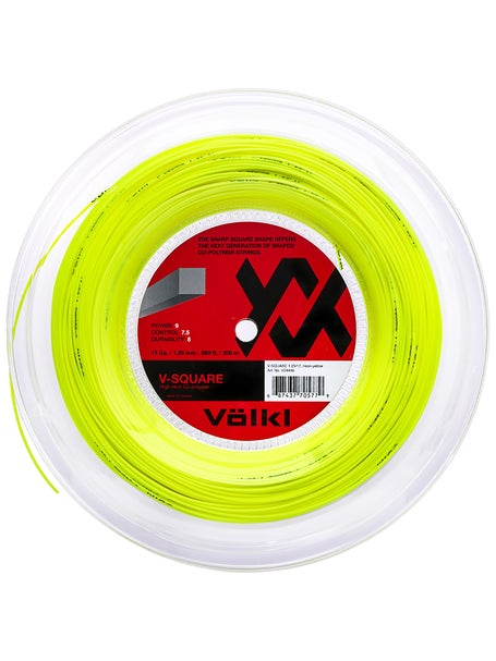 Volkl V-Square 17/1.25 String Reel - 200m  Yellow