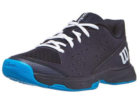 Wilson Rush Pro L Jnr Navy/White/Atomic Blu Junior Shoe