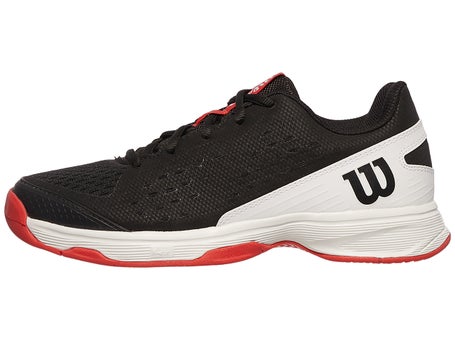 Wilson Rush Pro L Black/White/Red Junior Shoe