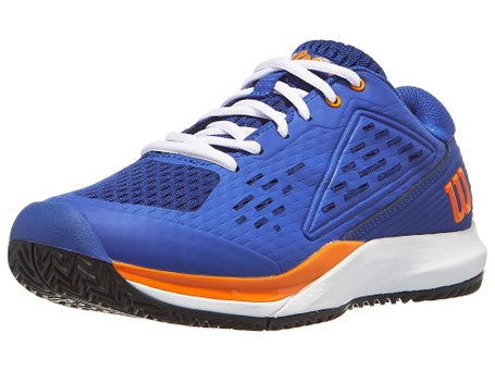 Wilson Rush Pro Ace JR L\Blue/White/Orange Junior Shoe
