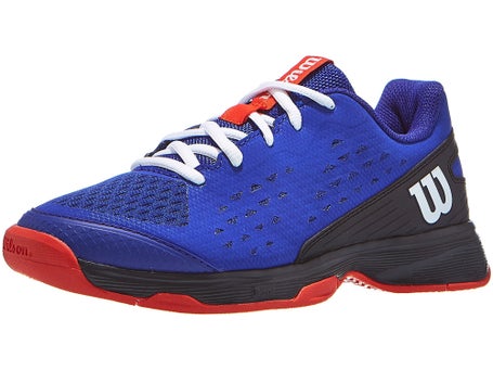 Wilson Rush Pro L Blu/Blk/Orange Junior Shoe