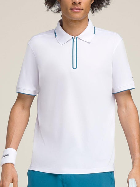 Wilson Mens Advantage Zip Polo