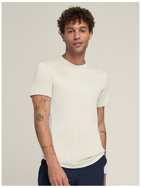 Wilsons Mens Everyday Performance Tee- Sandrift