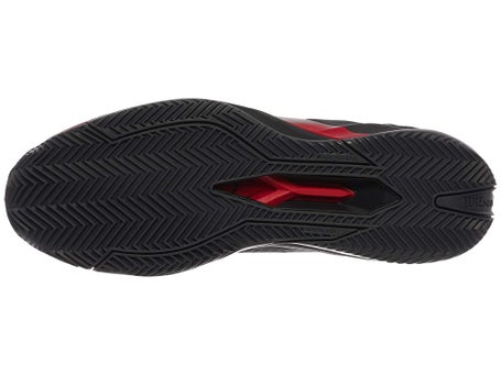 Wilson Rush Pro 4.0 CLASH CLAY Black/Red Mens Shoe
