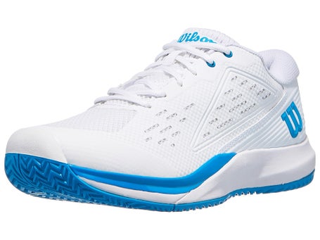 Wilson Rush Pro Ace White/Atomic Blue Mens Shoe 