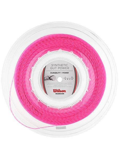 Wilson Synthetic Gut Power 16 Tennis String - 200m Reel, Pink, Racquet  String -  Canada