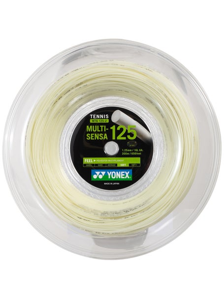 Yonex Multi Sensa 125 String Reel Natural 200m