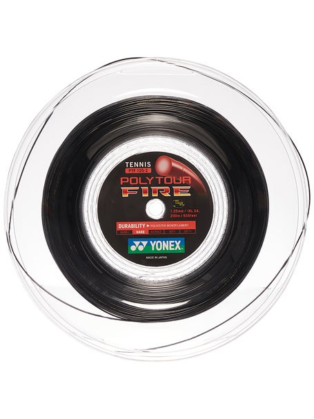 Yonex Poly Tour Fire 1.25/16L String Reel Black - 200m