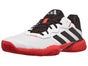 adidas Barricade K White/Black/Red Junior Shoes 