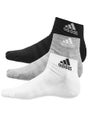 adidas Cushion Ankle 3-Pack Sock Grey/White/Black