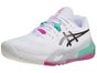 Asics Gel Resolution X White/Aurora Green Men's Shoes 