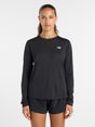 New Balance Women's Athletics Long Sleeve Black