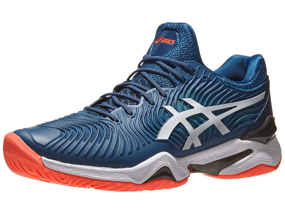 asics court ff 2 white mako blue