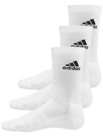 Adidas Cushion Crew 3-Pack Socks White