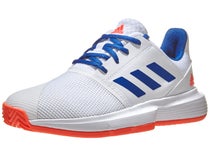 adidas CourtJam xJ White/Royal/Red Junior Shoes