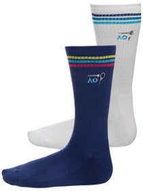 AO Stroke 2Pk Sneaker Sock 8-13