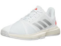 adidas CourtJam Bounce White/Silver/Red Women's Shoes