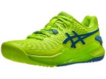 Asics Gel Res 9 Clay Green/Blue Wom's 11.0