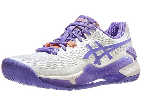 Asics Gel Resolution 9 White/Amethyst Women's Shoes | Tennis Only