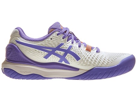 Asics Gel Resolution 9 White/Amethyst Women's Shoes | Tennis Only
