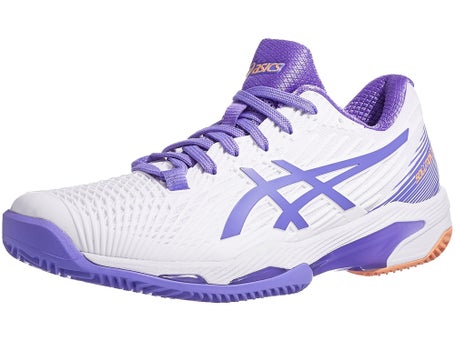 Asics Solution Speed FF 2 CLAY Wht/Amethyst Wmns Shoes