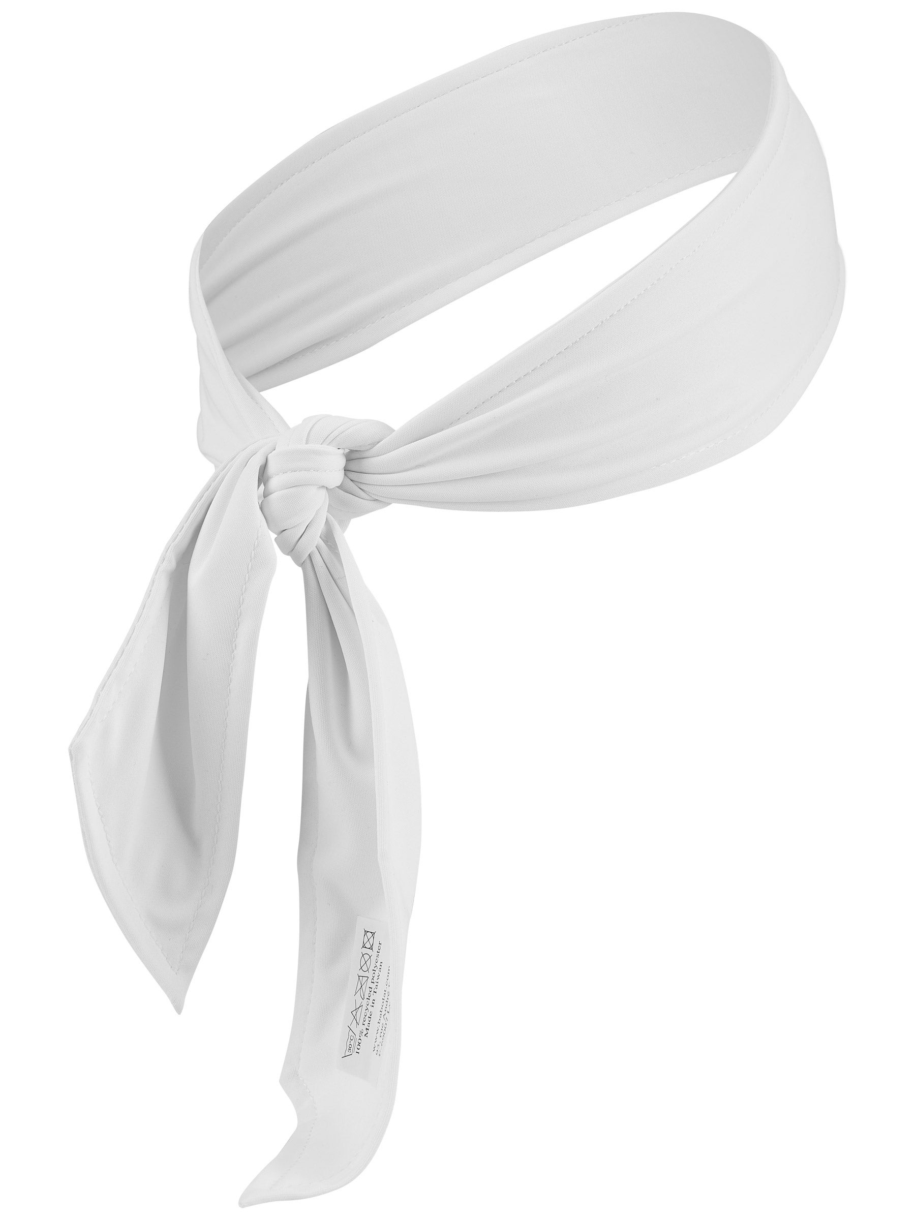 White Babolat Tie Headband FREE DELIVERY New 