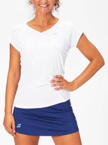 Babolat Women's Play Cap Sleeve White XL