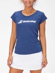 Babolat Women Exercise Logo T-Shirt XS Nvy