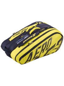 Babolat Pure Aero 12 Pack Bag Black/Yellow