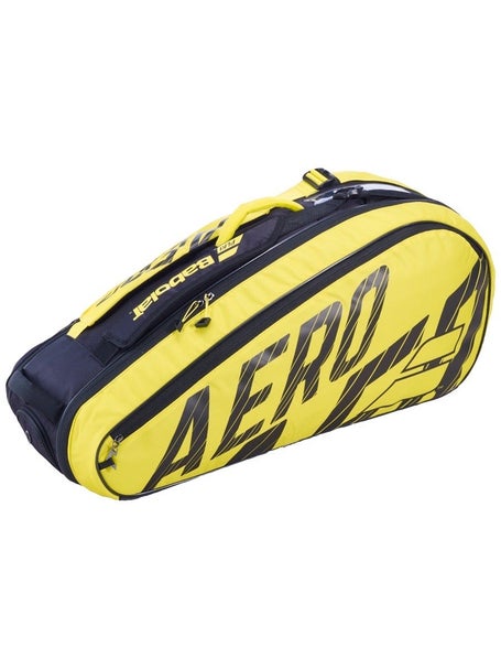 Babolat Pure Aero 6 Pack Bag Black/Yellow