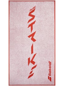 Babolat Medium Logo Towel White/Stike Red