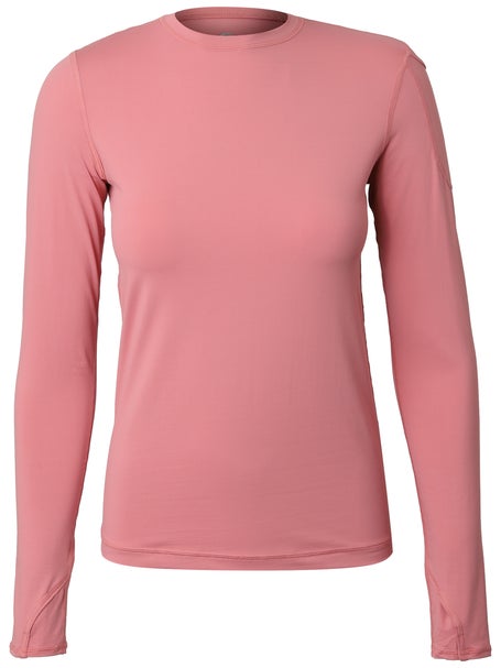 BloqUV Womens Long Sleeve Top - Dusty Rose