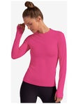 BloqUV Women's Long Sleeve Top - Passion Pink