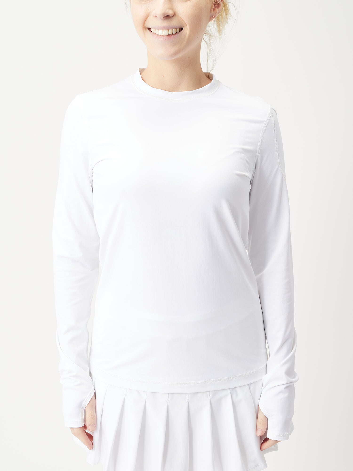 Bollé Womens Essential 3/4 Sleeve Tennis Top White Small 