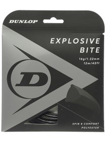 Dunlop Explosive Bite 16/1.32 String Set  Black