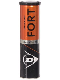 Dunlop Fort Clay Court 4-Ball Can