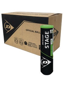 Dunlop Stage 1 Green 4 Ball 18 Can Case