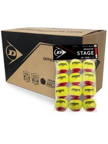 Dunlop Stage 3 Red Ball 8 x 12 Pack Case (96 Balls)