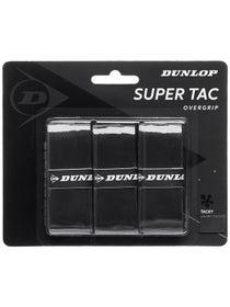 Dunlop Super Tac OverGrip 3 Pack Black