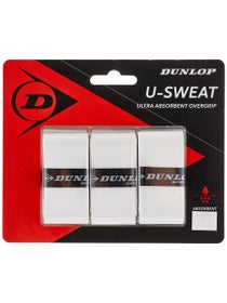 Dunlop U-Sweat Overgrip 3-Pack White