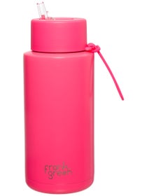 Frank Green 34oz Reusable Bottle (Straw) Neon Pink