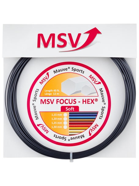 MSV Focus Hex Soft 1.20/17L String Set Black