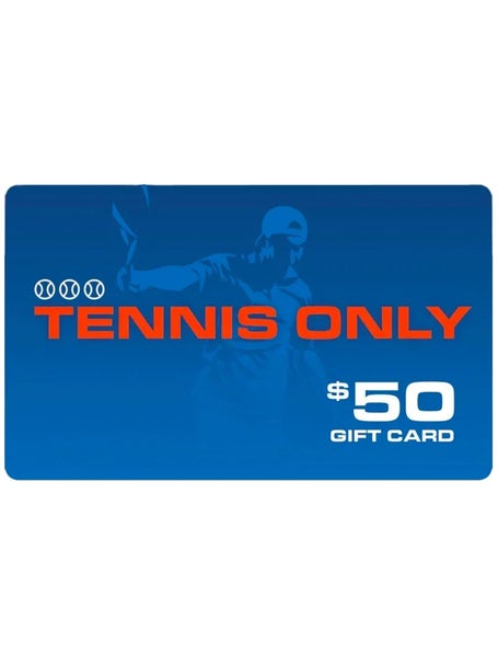 Tennis Only Gift Card $50