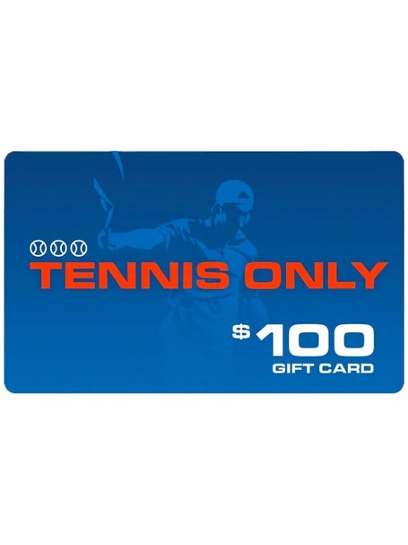 Tennis Only Gift Card $100