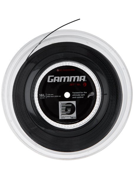 Gamma Jet 16L/1.28 Black String Reel - 200m