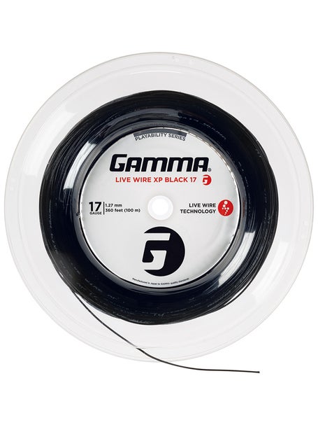 Gamma Live Wire XP 17/1.27 String Reel Black - 110m