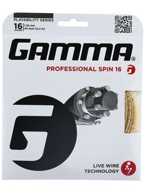 Gamma Live Wire Professional Spin 16/1.32 String Set